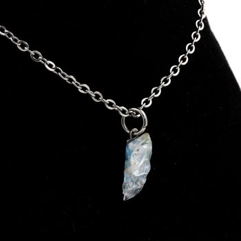 Raw Euclase Necklace. 4.40 ct.