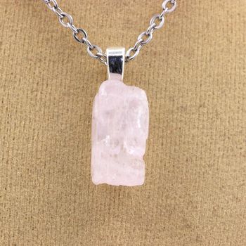 Collier Kunzite brut. 14.48 ct.