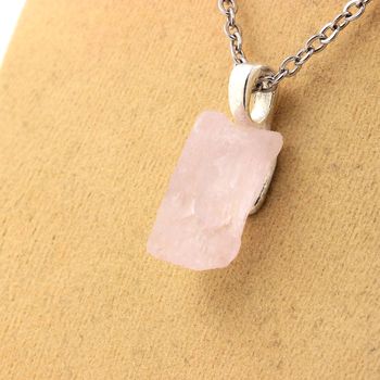 Collier Kunzite brut. 14.48 ct.
