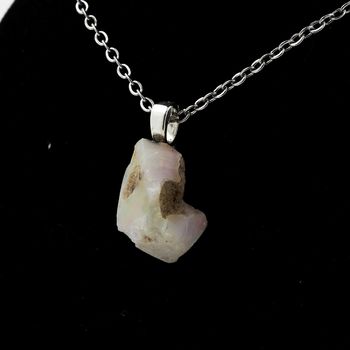 Raw Opal Necklace. 12.10 ct.