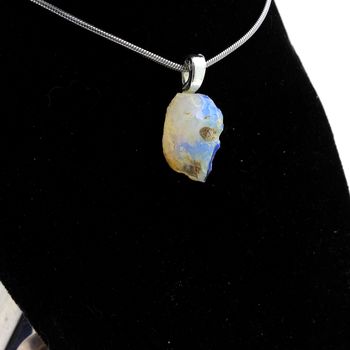 Raw Opal Necklace. 9.41 ct.
