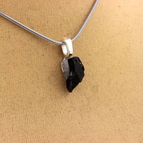 Raw Moonstone Necklace. 5.74 ct.