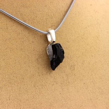 Raw Moonstone Necklace. 5.74 ct.