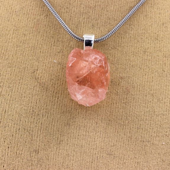 Raw Fluorite Necklace. 21.28 ct.