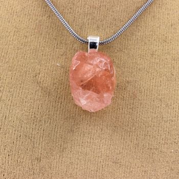 Raw Fluorite Necklace. 21.28 ct.
