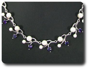 Pearl & Purple Amethyst Necklace