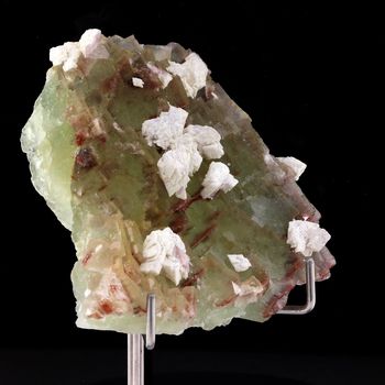 Fluorite + Dolomite + Hematite. 468.50 ct.