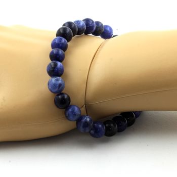 Bracelet Perles Sodalite 8 mm.