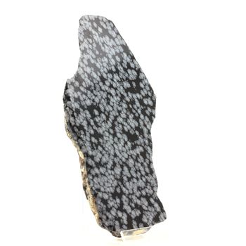 Obsidienne flocon de neige + Cristobalite. 949.5 ct.