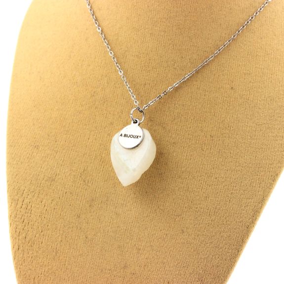 Raw Moonstone Necklace. 14.93 ct.