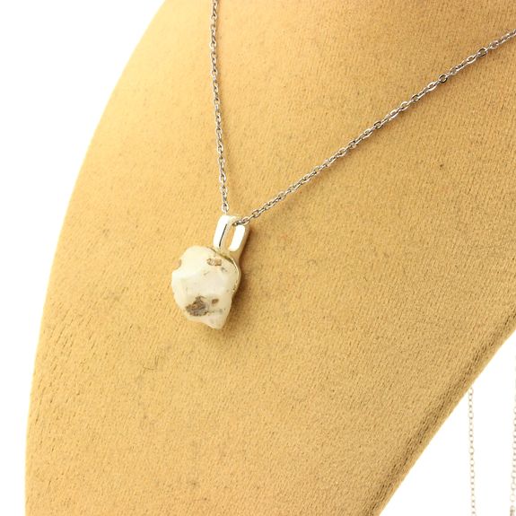 Raw Opal Necklace. 5.23 ct.
