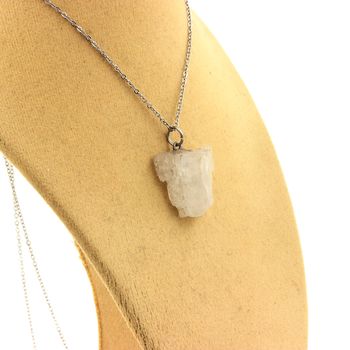 Collier Kunzite brut. 16.14 ct.