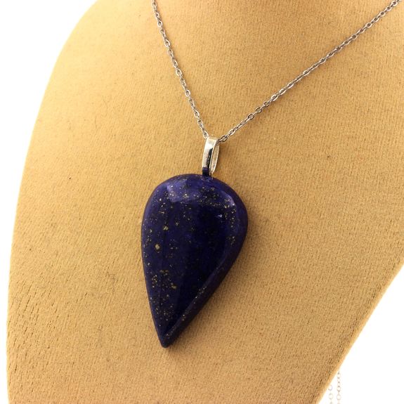 Collier Lapis Lazuli. 50.63 ct.