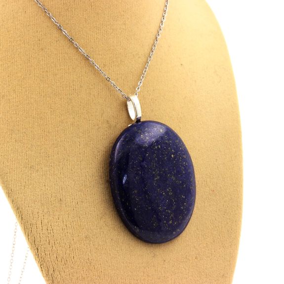 Lapis Lazuli Necklace. 68.60 ct.