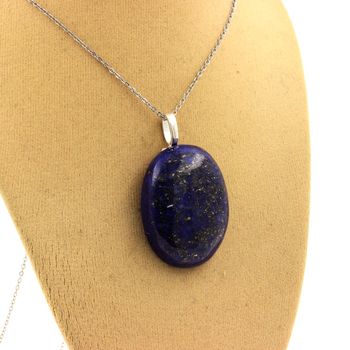 Collier Lapis Lazuli. 63.47 ct.