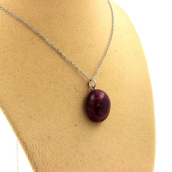 Ruby Necklace. 21.52 ct.