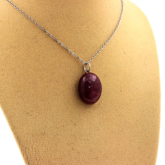 Ruby Necklace. 17.14 ct.