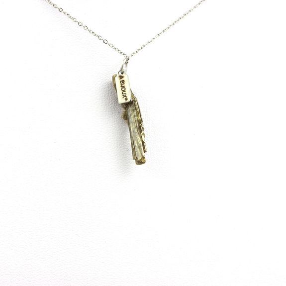 Raw Epidote Necklace. 7.62 ct.