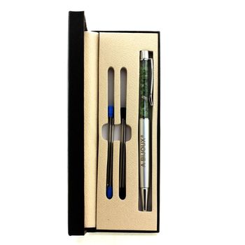 Raw Tsavorite Garnet mineral pen Tanzania.
