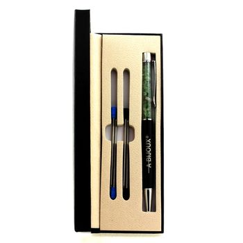 Stylo minéraux Grenat Tsavorite brut Tanzanie.