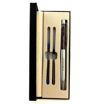 Raw Ruby mineral pen Madagascar.