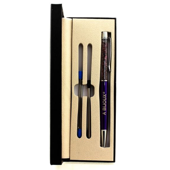 Raw Ruby mineral pen Madagascar.