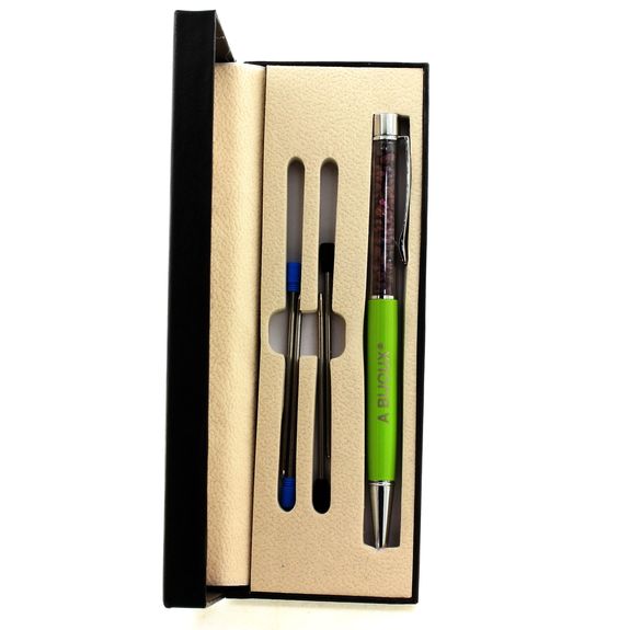 Raw Ruby mineral pen Madagascar.