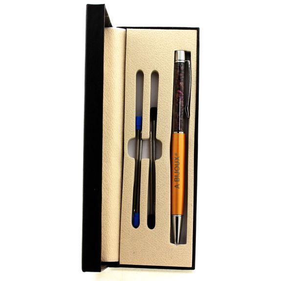 Raw Ruby mineral pen Madagascar.