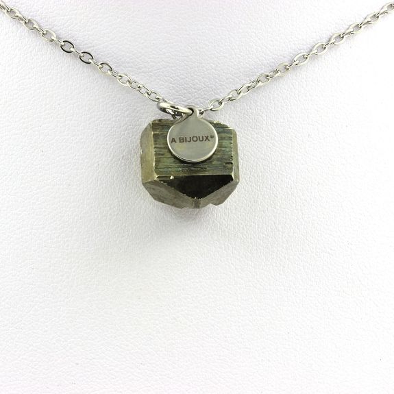 Raw Pyrite Necklace. 33.53 ct.