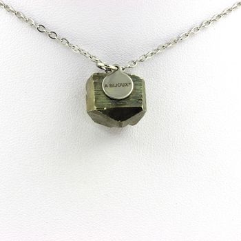 Raw Pyrite Necklace. 33.53 ct.