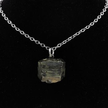 Raw Pyrite Necklace. 33.53 ct.