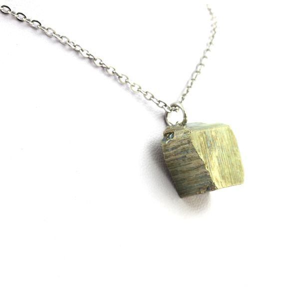 Raw Pyrite Necklace. 50.63 ct.