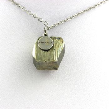 Raw Pyrite Necklace. 50.63 ct.