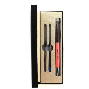 Raw Ruby mineral pen Madagascar.