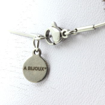 Collier 3 perles Emeraude de Zambie 8 mm