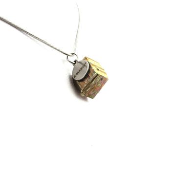 Raw Pyrite Necklace. 27.8 ct.