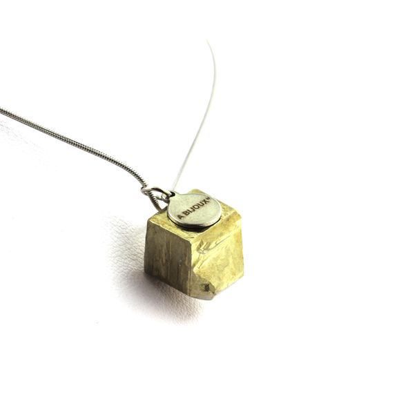 Raw Pyrite Necklace. 34.5 ct.
