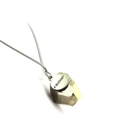 Raw Pyrite Necklace. 26.3 ct.
