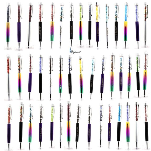 Raw Howlite mineral pen USA.