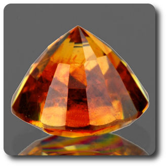 1.60 cts SPHALERITE ORANGE . IF