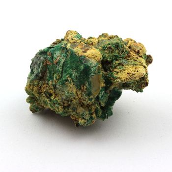 Bournonite + Bindheimite + Malachite. 190.30 ct.