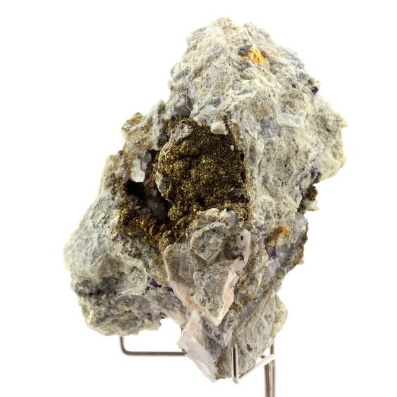 Pyrite + Marcasite + Fluorite. 1255.0 ct.