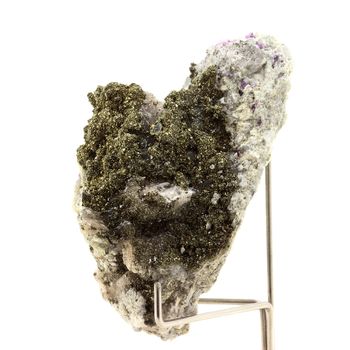 Pyrite + Marcassite + Fluorite. 630.50 ct.