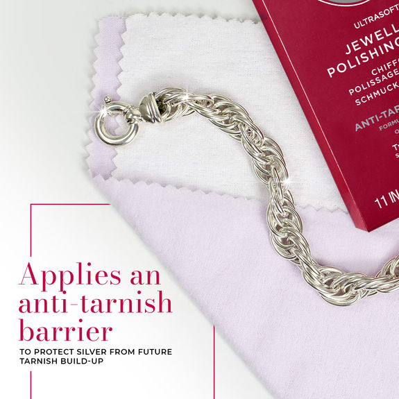 Silver jewelry polishing cloth. Jewelry cleaner.