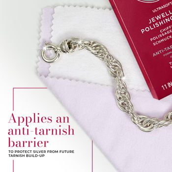 Silver jewelry polishing cloth. Jewelry cleaner.