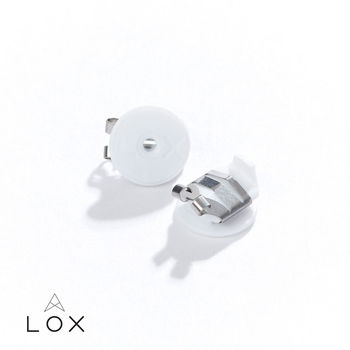 Fermoirs Sécurisés Pour Boucles D'oreilles LOX – Hypoallergéniques, Argent Ou Or | Évite La Perte, Facile à Utiliser | 2 Paires - 9