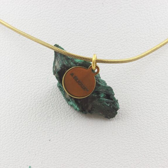 Collier Malachite brut. 11.0 ct.