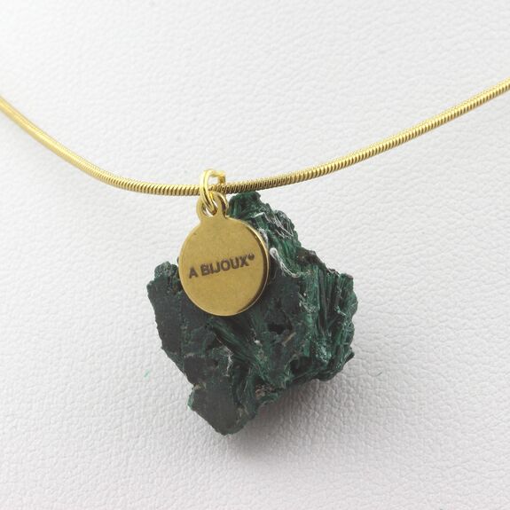 Collier Malachite brut. 24.0 ct.