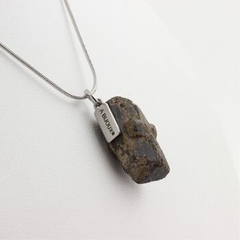 Collier Staurolite brut. 23.0 ct.
