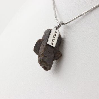 Collier Staurolite brut. 17.0 ct.